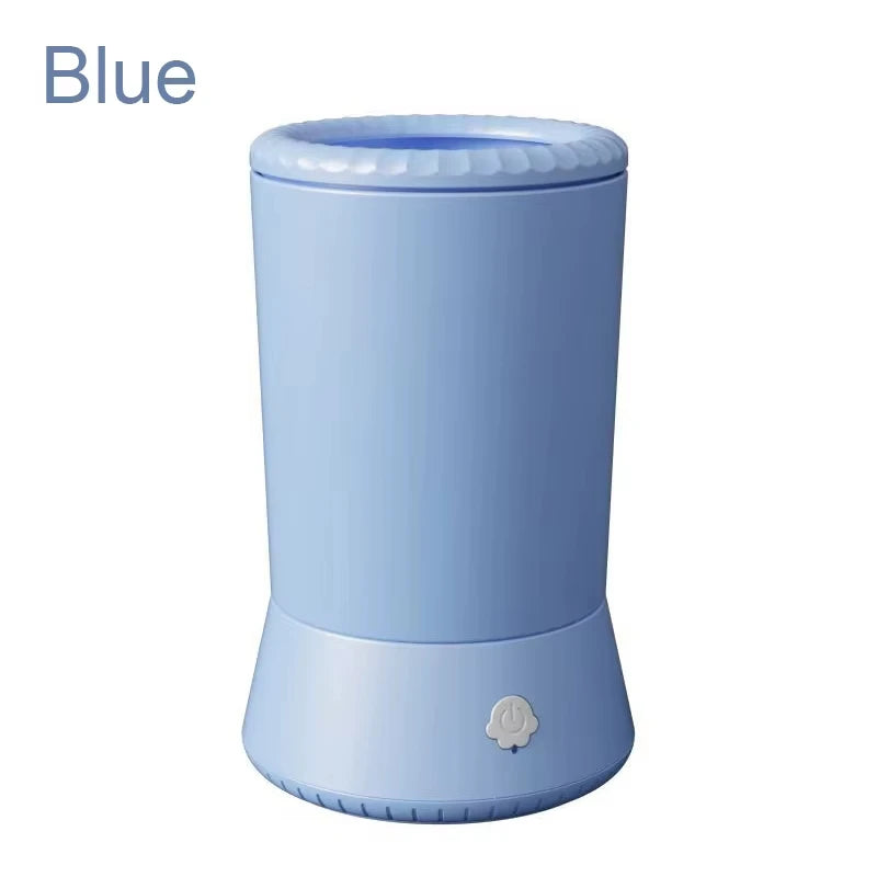 Dog Paw Cleaner Automatic USB Rechargeable Pet Paw Washer Comfortable Foot Cleaning Machine Remove Dust Dirt Hair Dog Cleaning